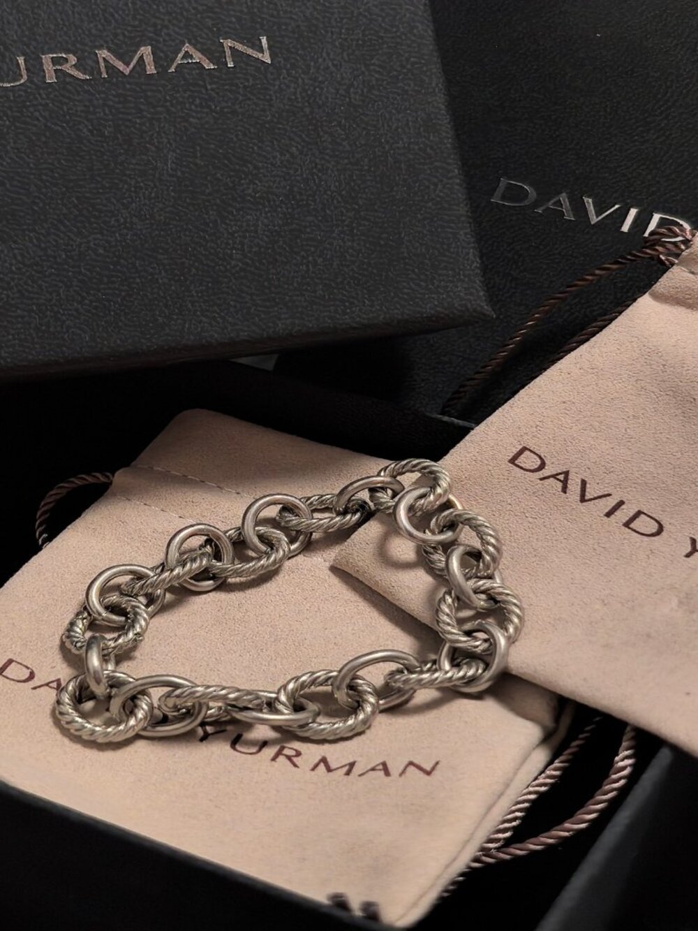 David Yurman Silver Link Bracelet